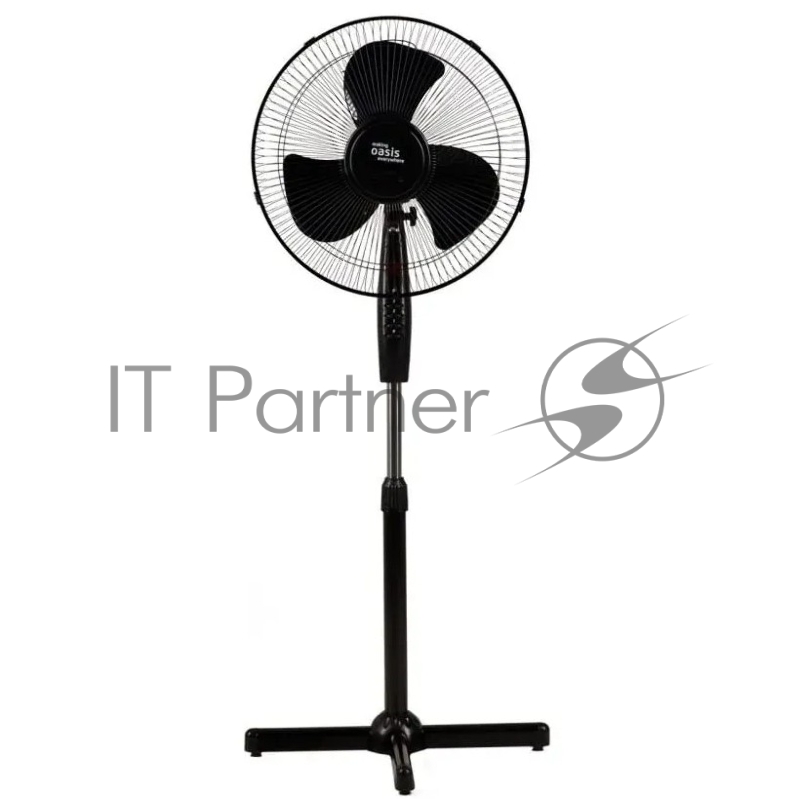 Вентилятор Oasis VF-50PB чёрный, напольный, 50 Вт, 3 скорости, 40 см (2 шт в упак.)