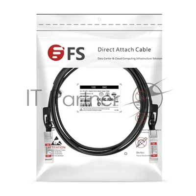 Твинаксиальный медный кабель 2m (7ft) Generic Compatible 10G SFP+ Passive Direct Attach Copper Twinax Cable #74619