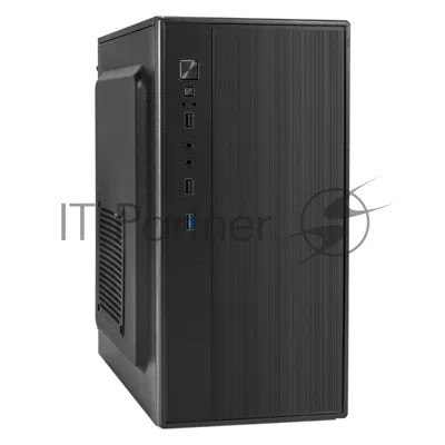 Компьютерный корпус Minitower ExeGate BAA-408U (mATX, без БП, 2хUSB/1хUSB 3.0, HD Audio, черный)