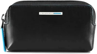 Ключница Piquadro Blue Square PC4216B2/N, черный, натур.кожа