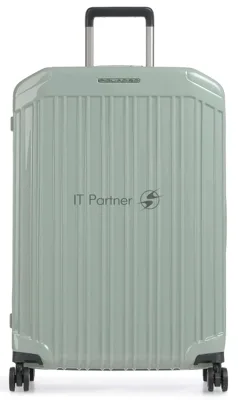 Чемодан Piquadro PQ LIGHT BV4427PQL/VE поликарбонат, зеленый