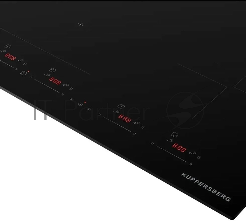 Варочная панель Kuppersberg ICI 616 60 см, индукция, High-Tech, inverter, прямой край, 9 уровней мощности, бустер, Stop and Go, Bridge zone, автоматическое отключение, таймер, индикатор остаточного тепла, сенсорное/слайдерное управление, черный