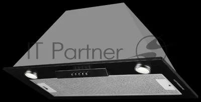 Вытяжка встраиваемая Kuppersberg Inlinea 70 BX черный/нержавеющая сталь, 70 см, 1300 куб. м/ч, 41 дБ