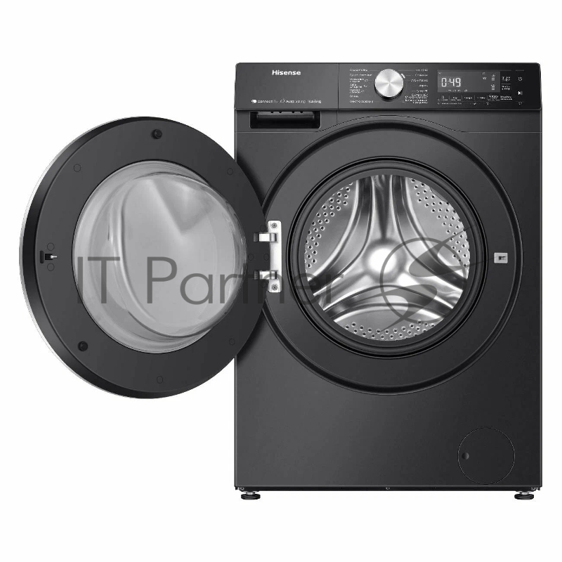 Стирально-сушильная машина Hisense WD5S1045BB черный, загрузка фронтальная 10,5 кг, 1400 об/мин., класс: А