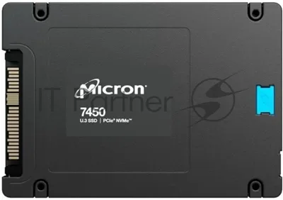Накопитель SSD Crucial PCIe 4.0 x4 3.84TB MTFDKCB3T8TFR-1BC1ZABYY Micron 7450 Pro 2.5" 1 DWPD