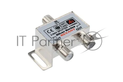 Делитель ТВ Rexant х 2 + 3 шт. F BOX 5-1000 МГц Silver