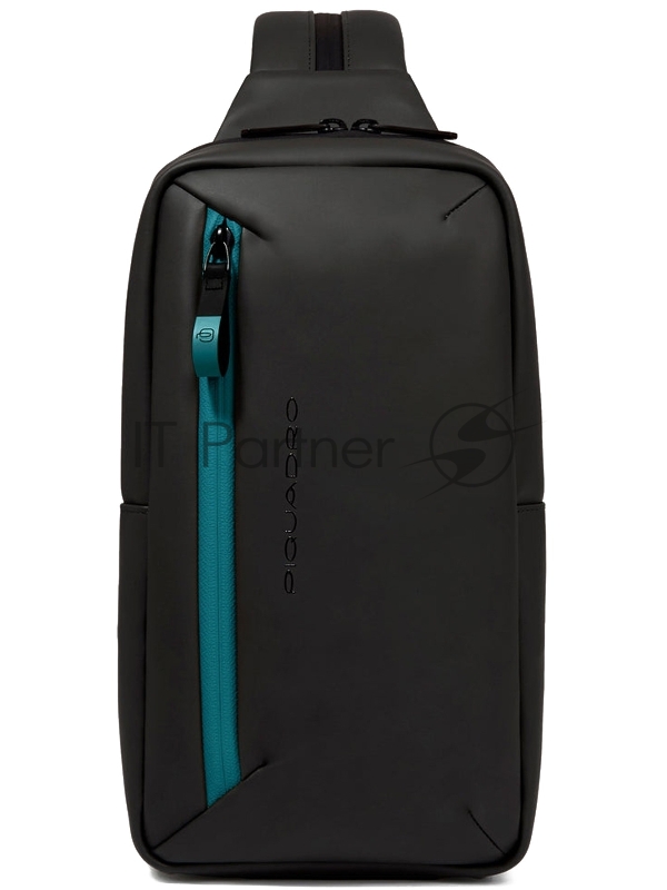 Рюкзак слинг Piquadro Corner 2.0 CA6466C2OW/N полиэстер черный