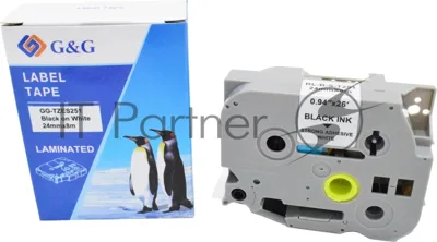 Картридж ленточный G&G GG-TZES251 черный на белом 24x8 для Brother 1010/1280/1280VP/2700VP