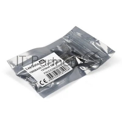 Трансивер SFP EXT-1G-SM1310-LC2-20KM (1000Base-LX для одномодового оптического кабеля, 1,25 Гбит/с, Tx:1310/Rx:1310 нм, до 20 км, разъем Duplex LC)