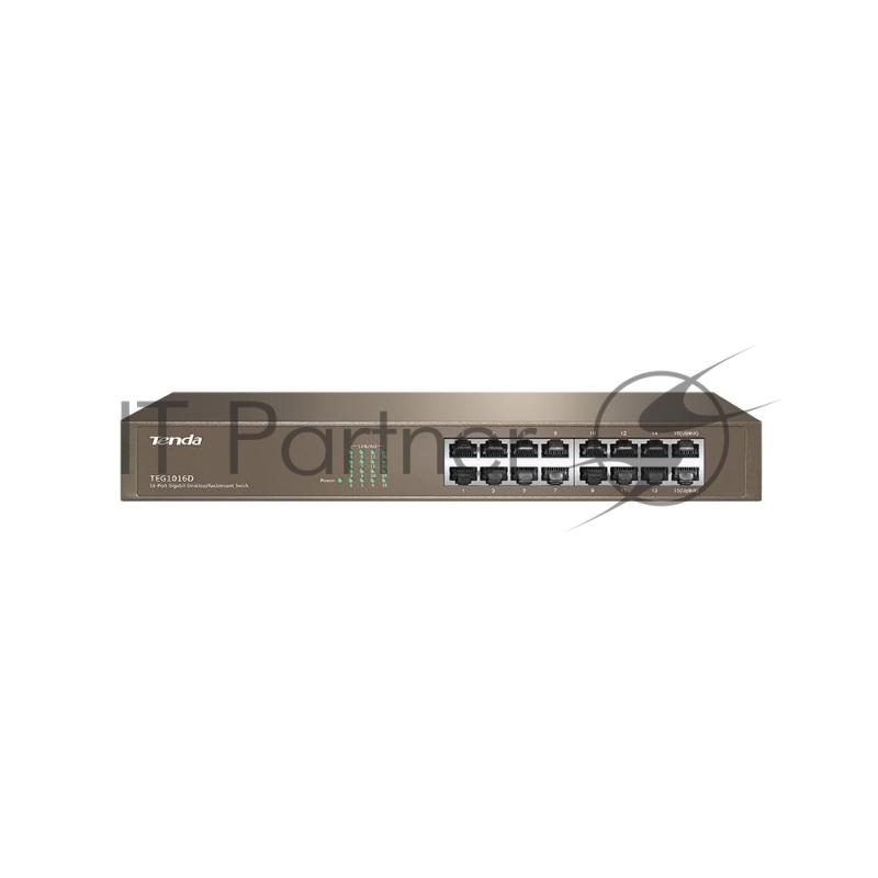 Коммутатор Tenda TEG1016D 16-Port 10/100/1000 Gigabit Switch