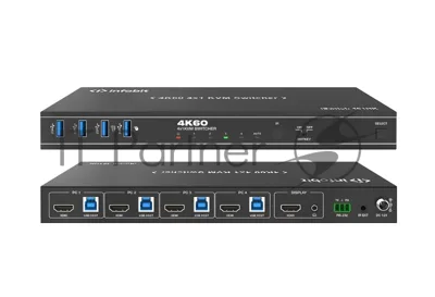 Коммутатор Infobit iSwitch 401HK 4K60 HDMI 4x1 KVM Switcher