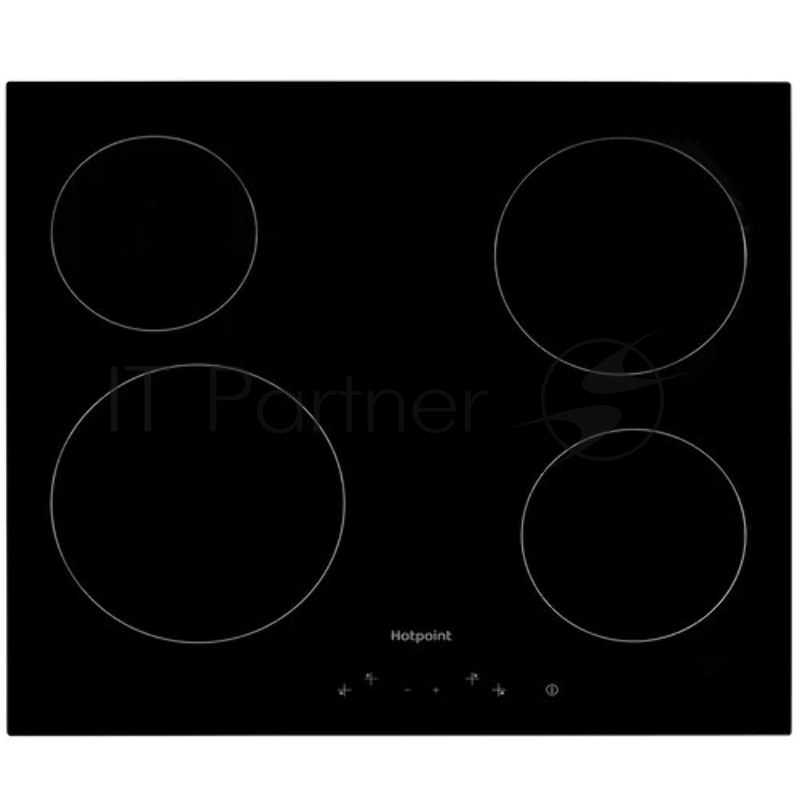 Электрическая варочная поверхность Hotpoint HR 6T1 C, 4 конфорки, стеклокерамика, 6800 Вт