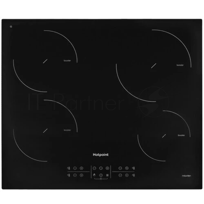 Индукционная варочная поверхность Hotpoint HB 1560S NE, 4 конфорки, стеклокерамика, 7200 Вт
