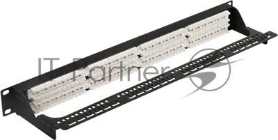 Патч-панель Lanmaster LAN-PPC48U6 19" 1U 48xRJ45 кат.6 UTP