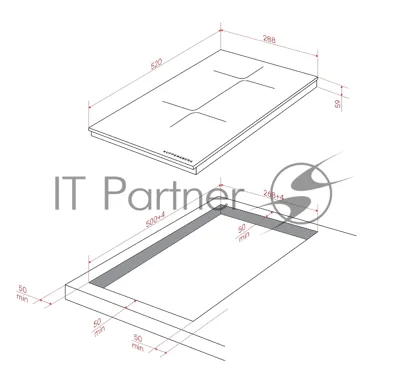 Индукционная варочная панель Kuppersberg ICI 316, 30 см, индукция, High-Tech, inverter, прямой край, 9 уровней мощности, бустер, Stop and Go, Flexi-zone, автоматическое отключение, таймер, индикатор остаточного тепла, сенсорное/слайдерное управление, черный