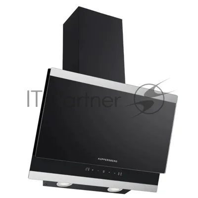 Вытяжка каминная Kuppersberg High-Tech F 603 Bx черно-серебристая, 59.5 см, 850 куб. м/ч, 53 дБ