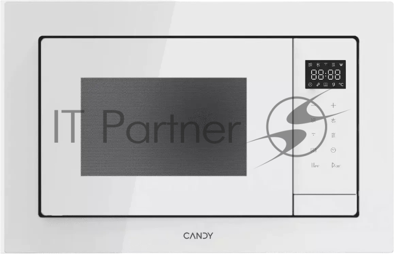 Встраиваемая микроволновая печь Candy CMXBTG218W белый, 21 л, 800 Вт, переключатели - сенсор