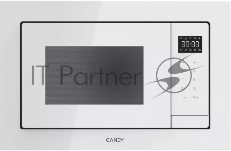 Встраиваемая микроволновая печь Candy CMXBTG259W белый, 25 л, 900 Вт, переключатели - сенсор