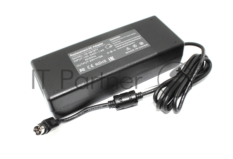 Блок питания для монитора и телевизора LCD 24V 10A 240W 4pin OEM