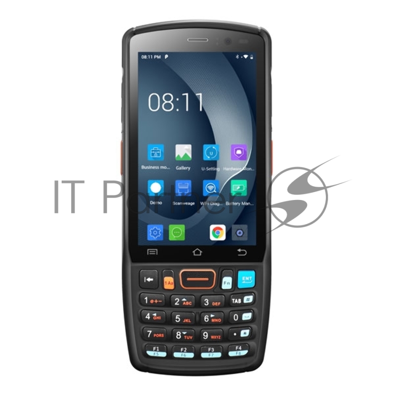 Терминал сбора данных UROVO DT40S (DT40S-12Q2USR4G27EU) 2D Imager Standard Range Urovo SE2030W, 3Gb/32Gb, Android 12.x, USB, Bluetooth, WiFi, NFС, GSM, 4G LTE, GPS, SIM-карта, 3G LTE, 4.0 " 480 x 800 px