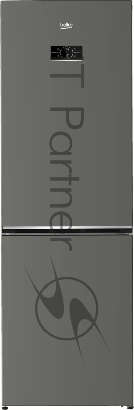 Холодильник Beko B3R0CNK362HG серый, двухкамерный, 220/100л, морозилка снизу No Frost