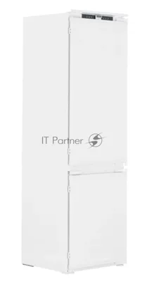 Холодильник встраиваемый Hotpoint HBDR 18, двухкамерный, 193/69л, морозилка снизу