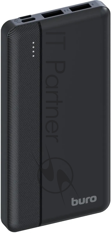 Портативный аккумулятор Buro BP10A 10000mAh 10W 2A 2xUSB-A черный