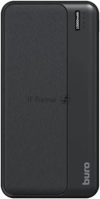 Портативный аккумулятор Buro BPF10A 10000mAh QC3.0/PD3.0 22.5W 2.1A 2xUSB-A/USB-C черный