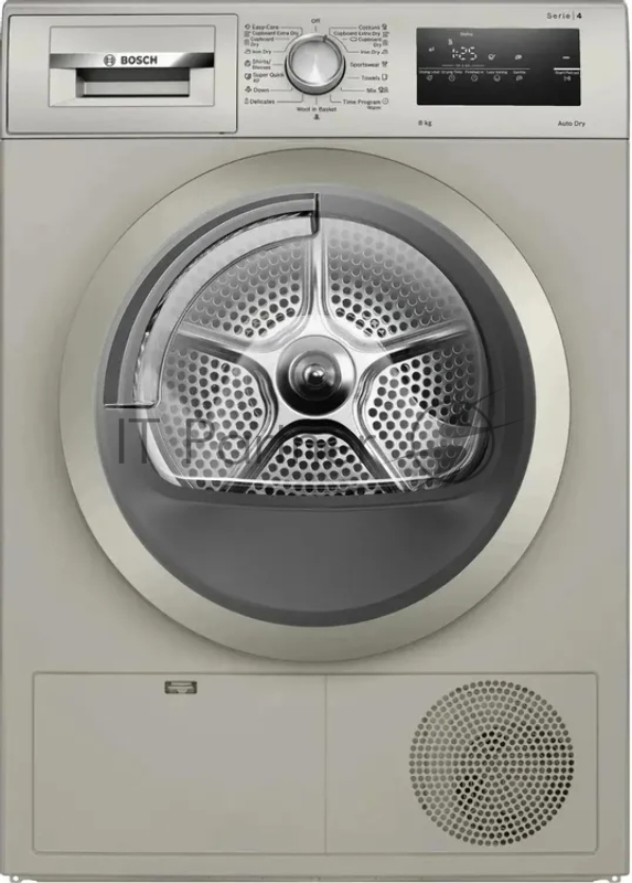 Сушильная машина Bosch WTN86212ME серый, 8 кг, сушка - конденсационная, программ - 8, 59.8 x 84.2 x 61.3 см