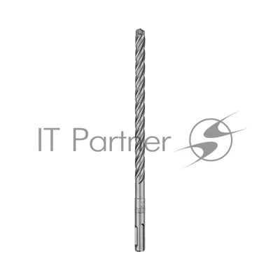 Бур по бетону Kranz SUPER 10x210 мм, профессиональный, цельная крестовая пластина, SDS PLUS