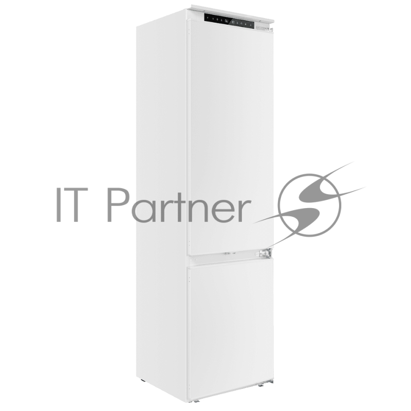 Встраиваемый холодильник Maunfeld MBF19354NFWGR LUX Inverter белый двухкамерный 209/64 л морозилка снизу, No Frost