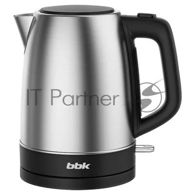 Электрочайник BBK EK1765S черный/серебристый, 1.7 л, 2200 Вт, скрытый нагревательный элемент