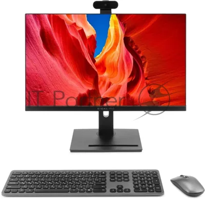 Моноблок Digma Pro Vision 23.8" Full HD i5 1235U (1.3) 16Gb SSD 512Gb UHDG CR Windows 11 Pro Eth WiFi BT 90W клавиатура мышь Cam черный 1920x1080