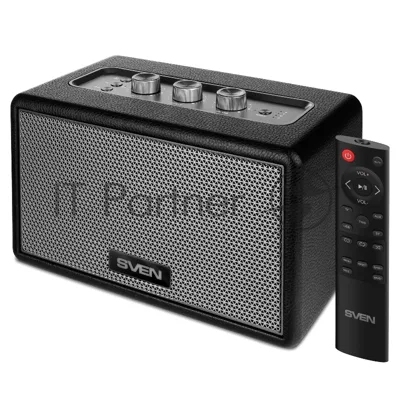 Аудиосистема SVEN HA-950, черный, МДФ, эко-кожа (60 Вт, Bluetooth, USB, Micro SD, пульт)