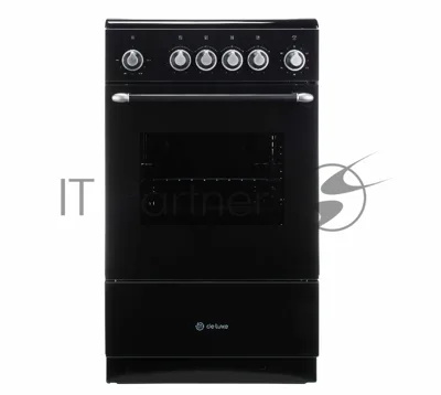 Плита электрическая De Luxe 506004.23ЭС-151 черный, конфорок 4 шт, духовка 60 л, 60 см x 87 см x 60 см