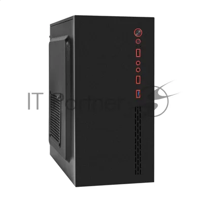 Компьютерный корпус Minitower ExeGate BAA-403U-AAA450 (mATX, БП AAA450 с вент. 8см, 1хUSB/1хUSB 3.0, HD Audio, черный)