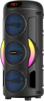 Минисистема Digma D-MC1721 черный 10Вт FM USB BT micro SD