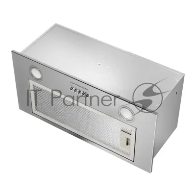 Встраиваемая вытяжка Kuppersberg INPUSH 60 X, High-Tech, 60 см, механическое управление, обратный клапан, 3 скорости, 780 м3/ч, периметральное всасывание, угольный фильтр KF-SC 2 (опция), уровень шума 62 дБ, нержавеющая сталь