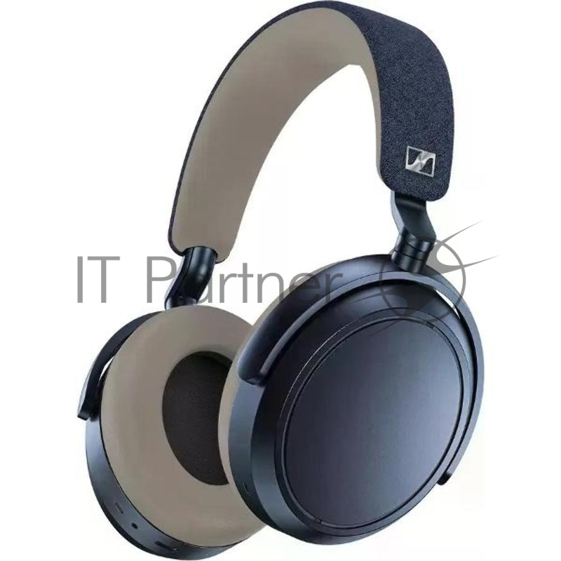 Беспроводные/проводные наушники Sennheiser Momentum 4 Wireless синий, полноразмерные, Bluetooth + проводной, активное шумоподавление, до 60 ч