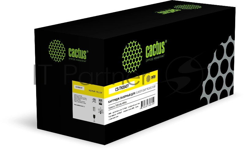 Картридж лазерный Cactus CS-TK8545Y TK-8545Y желтый (20000 стр.) для Kyocera TASKalfa 4054ci