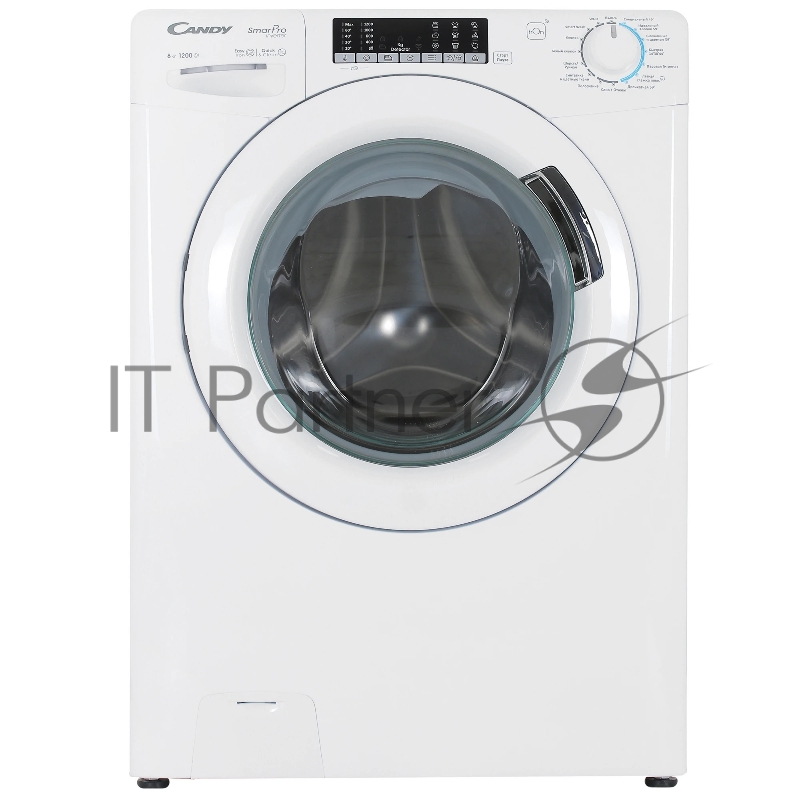 Стиральная машина Candy CSO44 286TWM-07 белый, загрузка фронтальная 8 кг, 1200 об/мин., класс: A