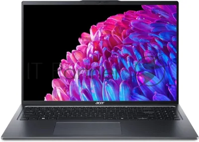 Ноутбук Acer Swift Go 16 SFG16-72-787A 16" IPS Intel Core Ultra 7 155H 32Gb SSD 1024Gb Intel Arc Win11Home серый 1.6 кг