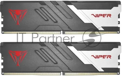 Оперативная память Patriot Memory Viper Venom, DDR5, 48Gb (2x24GB), 6000 MHz, CL30, DIMM, с радиатором, черный