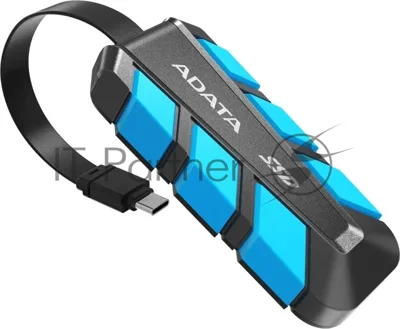 Внешний SSD ADATA SC740, 2TB, USB 3.2 Gen 2 Type-C, R/W 1050/1000, синий