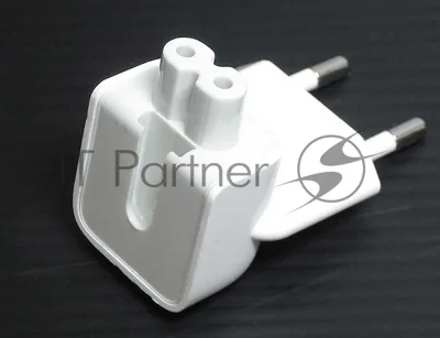 Адаптер-переходник Europlug (Евровилка) для блоков питания Apple