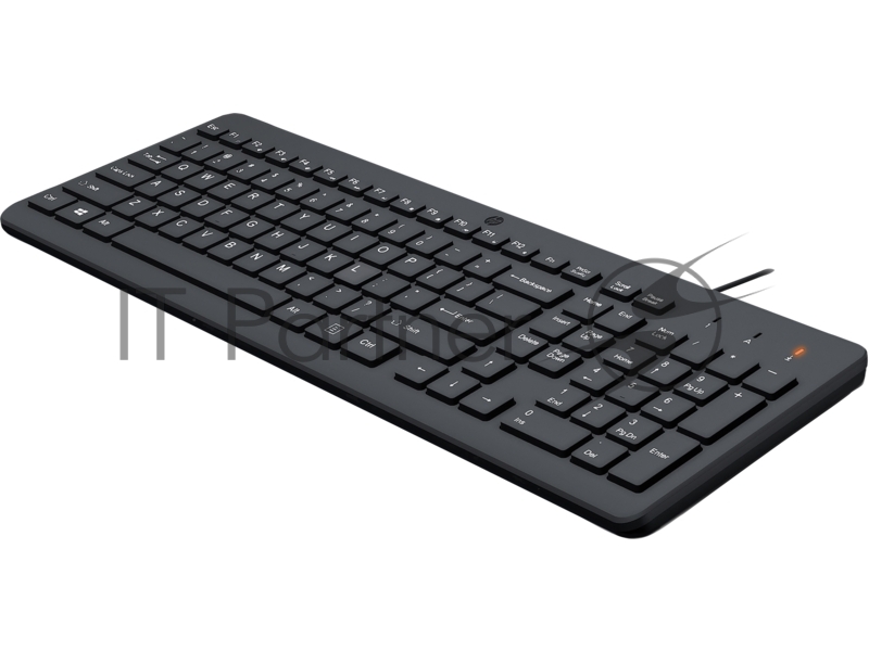Клавиатура Keyboard HP 150 Wired черный ENG/RUS