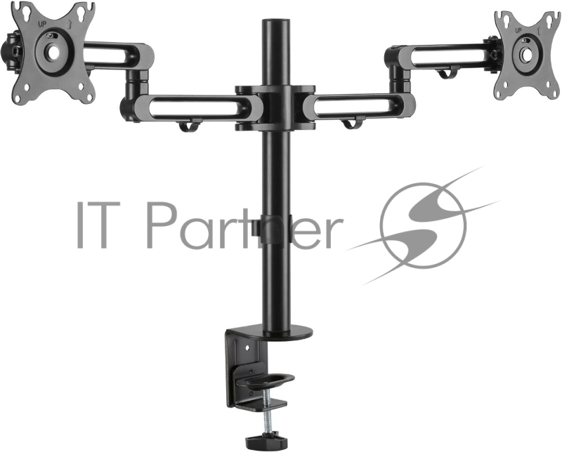 Кронштейн для мониторов Ultramounts UM737 черный 17"-32" макс.8кг крепление к столешнице поворот и наклон