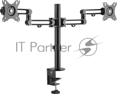 Кронштейн для мониторов Ultramounts UM737 черный 17"-32" макс.8кг крепление к столешнице поворот и наклон