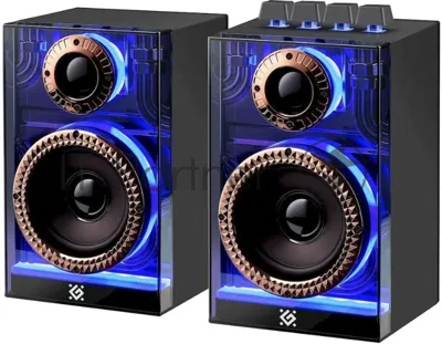 Акустическая система 2.0 Defender Futuro 20 Вт, BT/USB/TF/AUX/2400мА*ч 1