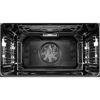 Встраиваемый духовой шкаф Kuppersberg KMW 612 Black с СВЧ, 45 см, 50л, 12 режимов, гидролизная очистка, черный